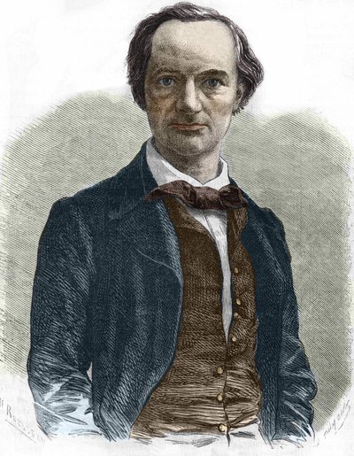 Charles Baudelaire (1821-1867), scrittore francese da Unknown artist