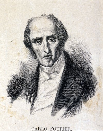 Charles Fourier (1772-1837), filosofo ed economista francese da Unknown artist