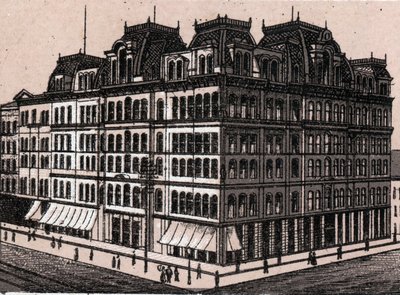 Chicago, USA: vista di Field, Leiter & Co. (Grande Magazzino Field, Leiter & Co.) da Unknown artist