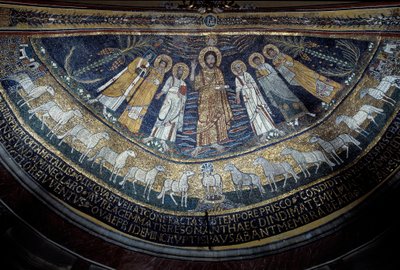 Cristo tra San Paolo, Santa Cecilia, San Pasquale, San Pietro, San Valeriano e Sant