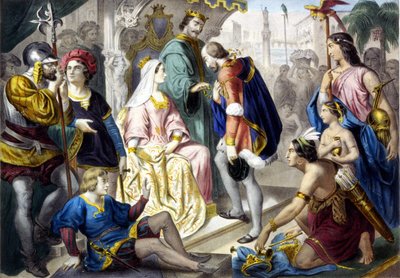Cristoforo Colombo davanti al Re Cattolico Ferdinando II d