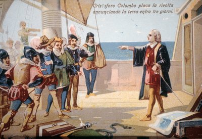 Cristoforo Colombo ferma la rivolta dell