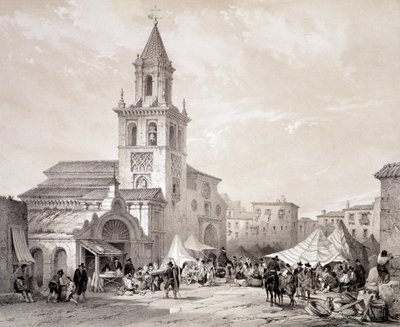 Chiesa della Feria a Siviglia, "Spagna Artistica e Monumentale dei famosi siti e monumenti di Spagna" di Don Genaro Perez de Villa da Unknown artist