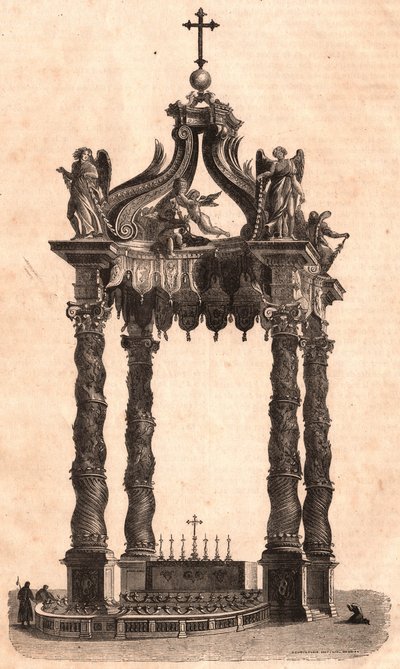 Ciborio in San Pietro a Roma, Italia da Unknown