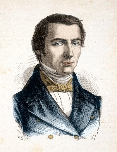 Claude Frederic Bastiat teorico liberale classico, economista politico - Ritratto di Frederic Bastiat, Economista (1801-1850) - in "Les Contemporains", n.d. fine XIX secolo da Unknown artist