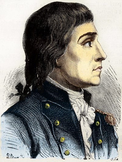 Claude Joseph Rouget de Lisle (1760-1836) da Unknown artist