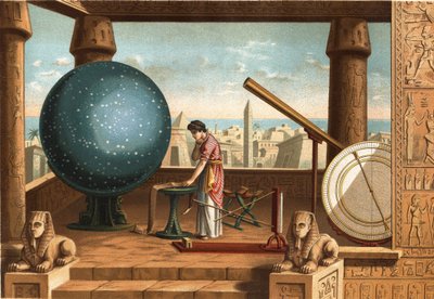 Claudio Tolomeo (ca. 100 - ca. 170), studioso e astronomo greco, nell