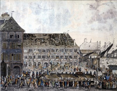 Assalto e saccheggio del municipio di Strasburgo, 21 luglio 1789 da Unknown artist