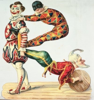 Clown e arlecchini da Unknown