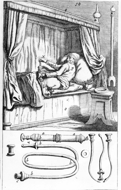 Clystère (per clisteri) di Johannes Sculptetus “Armamentarium Surgical”. Venezia 1665 da Unknown artist