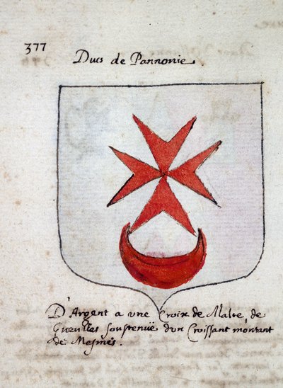 Stemma del Duca di Pannonia - sd XIX secolo da Unknown artist