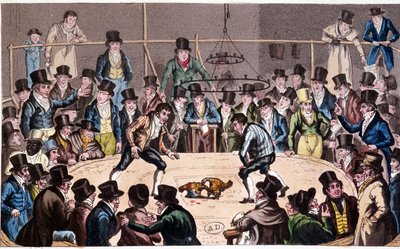 Combattimento di galli da Unknown artist