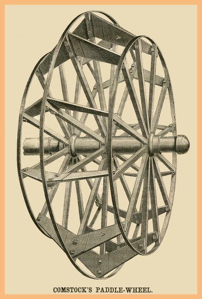Comstocks Paddle Wheel da Unknown Artist