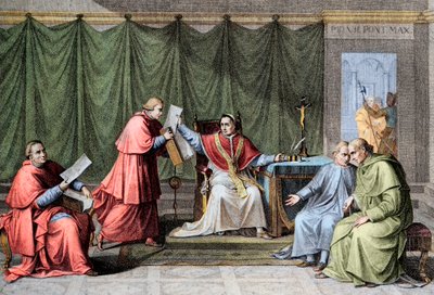Concordato del 1801 - Firma del Concordato tra Francia e la Santa Sede, da Papa Pio VII (Pio) (1742-1823), 15 agosto da Unknown artist