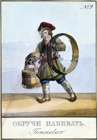 Connelier in Russia nel XIX secolo da Unknown artist