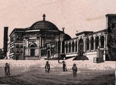 Costantinopoli, Turchia: vista della Colonna Bruciata. in "Il mondo illustrato 168 vedute". Non datato (fine XIX secolo) da Unknown artist