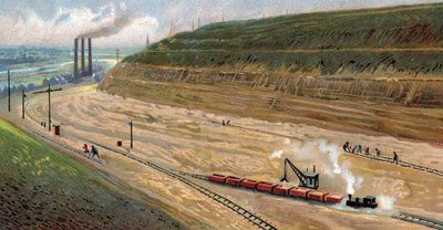 Costruzione del canale Albert negli anni 