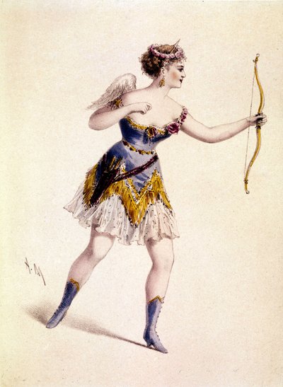 Cora Pearl (1842-1886), cortigiana inglese, nel ruolo di Cupido nell