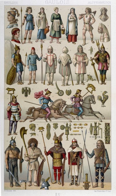 Costumi, armature e armi dei Galli e dei loro guerrieri da Unknown artist