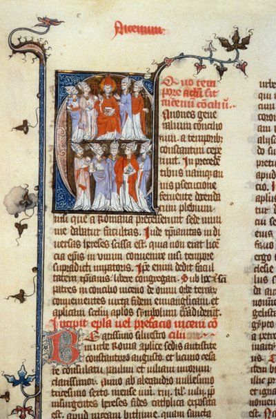 Concilio di Nicea - miniatura manoscritta da Unknown artist