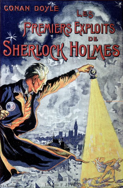 Copertina "Les Premiers exploits de Sherlock Holmes" di Conan Doyle da Unknown artist
