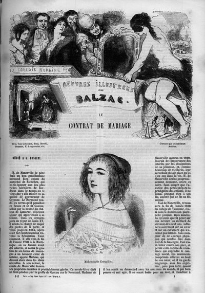 Copertina del romanzo "Il contratto di matrimonio" da Unknown artist