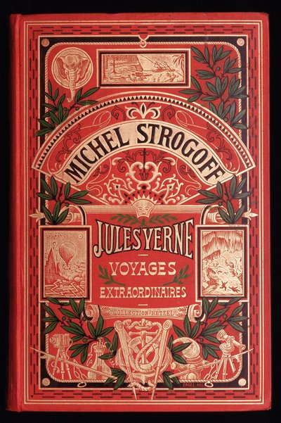 Copertina del libro di Jules Verne "Michel Strogoff", ed. Hetzel da Unknown artist