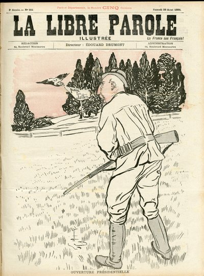 Copertina di "La Libre parole illustree da Unknown Artist