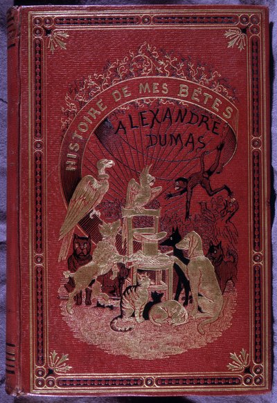 Copertina del libro "Histoire de mes bêtes" di Alexandre Dumas padre da Unknown artist