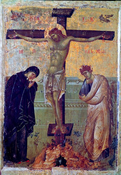Crocifissione (icona del XIII secolo) da Unknown artist