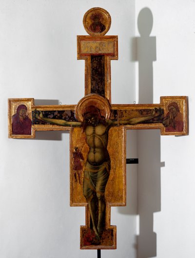 Crocifissione con INRI sulla croce da Unknown artist