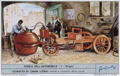 Cugnot Fardier - Chromo. Liebig da Unknown artist
