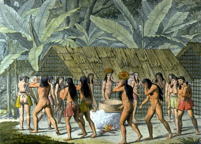 Danza dei camacani, indiani del Brasile - in 