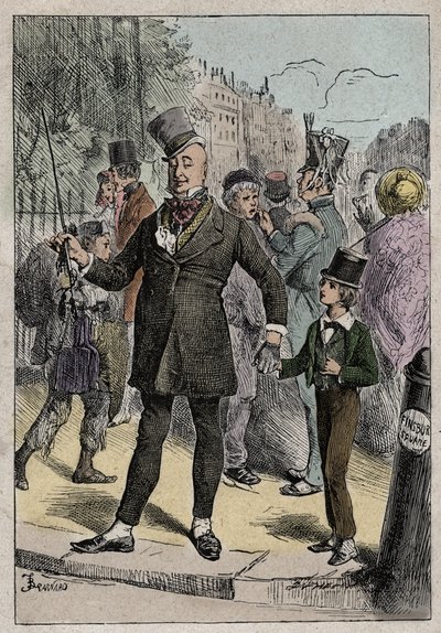 David Copperfield e Mr. Micawber, illustrazione da 