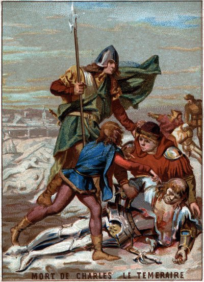 Morte di Carlo il Temerario, duca di Borgogna da Unknown artist