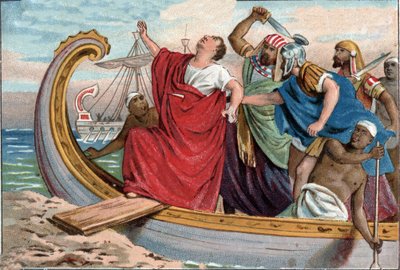 Morte di Pompeo il Grande (Gneo Pompeo Magno o Gnaeus Pompeius Magnus) da Unknown artist