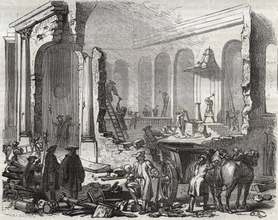Demolizione del tempio di Charenton nel novembre 1685 dopo la Revoca dell