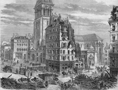 Demolizioni di Place Saint Germain des Prés, per l