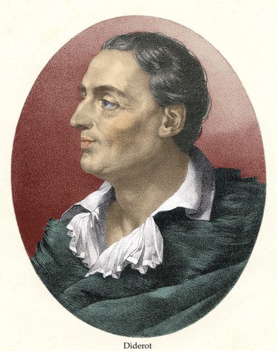 Denis Diderot (1713-1784) da Unknown artist