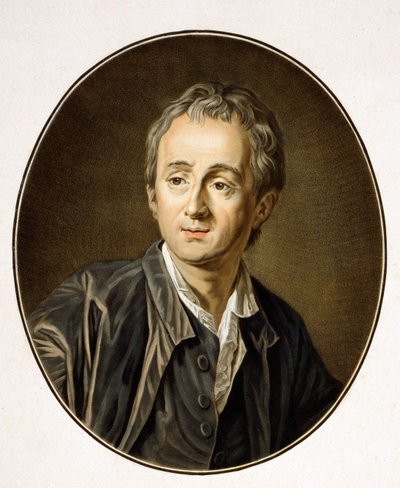 Denis Diderot (1713-1784), di Pierre-Michel Alix (1762 - 1817) da Unknown artist