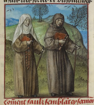 (dettaglio) Abstinence Contrainte (Astinenza Forzata) e Faux Semblant (Falsa Apparenza) in viaggio per vedere Malebouche (Lingua Malvagia), da 