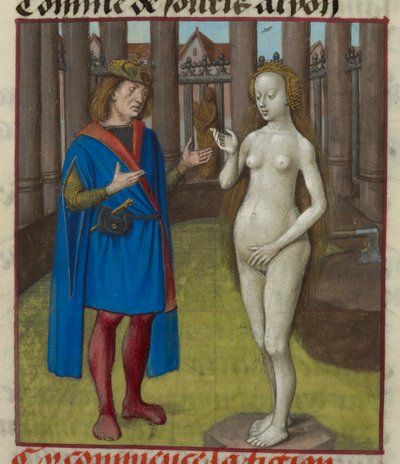 (dettaglio) Pigmalione e la statua da Unknown artist