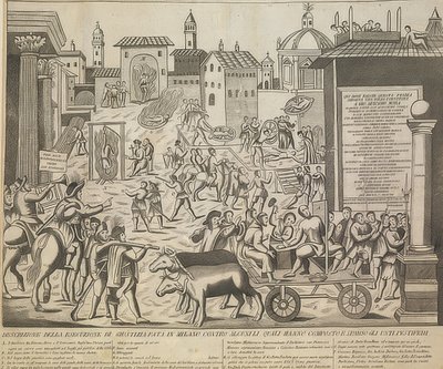 La grande peste di Milano del 1630 da Unknown