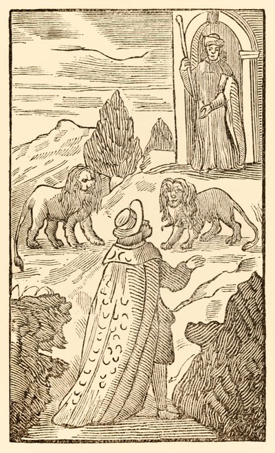 La difficoltà è dietro, la paura è davanti da Il progresso del pellegrino di John Bunyan da Unknown