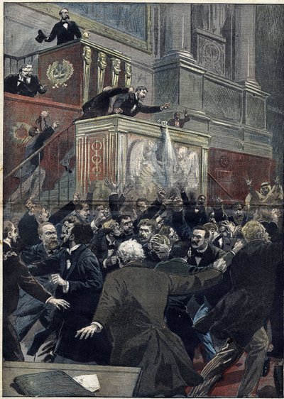 Caso Dreyfus - Camera dei Deputati - 22 gennaio da Unknown artist