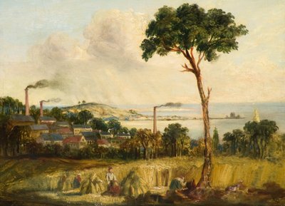 Dundee da Balgay Hill, c.1824 da Unknown artist
