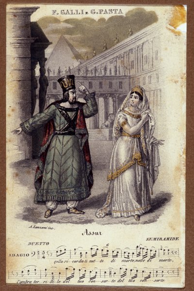 Duo tra Giuditta Pasta e Filippo Galli nell