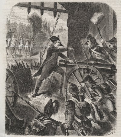 Rivoluzione inglese. Atto eroico di Desilles - Rivoluzione francese: il caso di Nancy. Il 31 agosto 1790, il marchese de Bouillé (François Claude Amour du Chariol, marchese de Bouillé) (1739-1800) lanciò una repressione contro i soldati della guarnigione d da Unknown artist