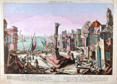 Terremoto di Oppido Mamertina in Calabria il 15 febbraio 1783 da Unknown artist
