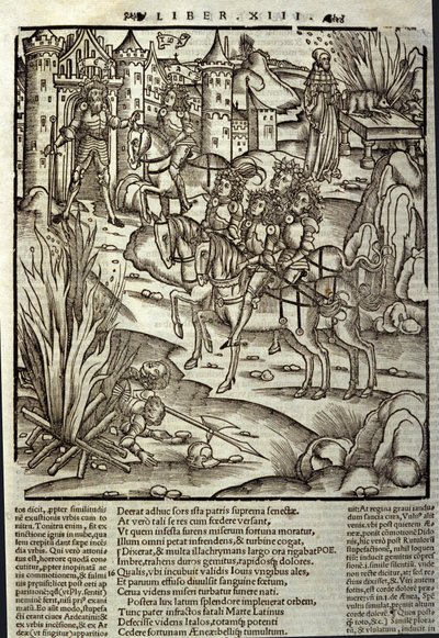 Eneide di Virgilio (70 a.C.-19 a.C.), libro XIII (supplementum), l